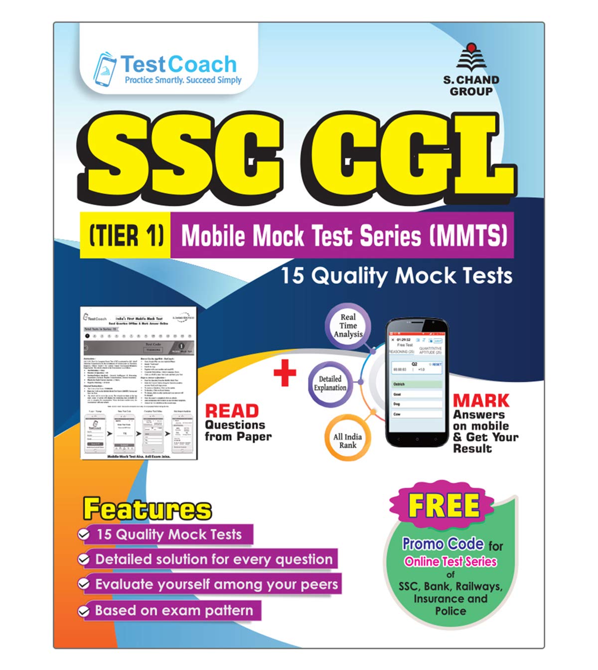 Buy S.Chand Test Coach Ssc Cgl (Tier1) Mobile Mock Test Series